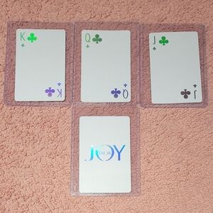 Dior Joy Holographic Playing Cards Clubs PICK ONE